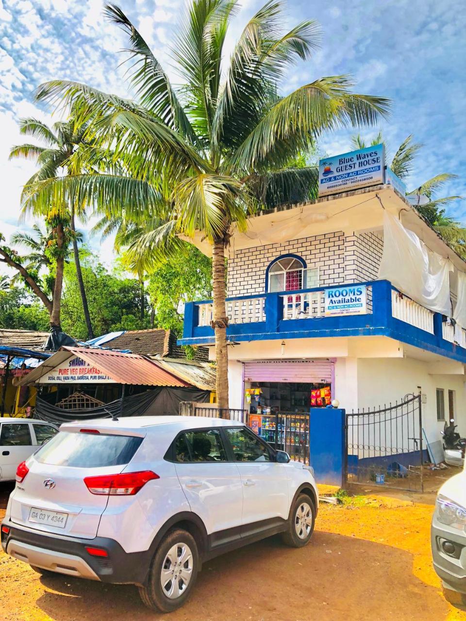 Blue Waves Guest House Calangute Kültér fotó